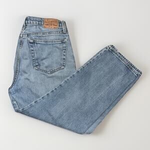 Lucky Brand Women’s Straight Crop Jeans Size 6/28 Light Wash Blue Denim 30x26